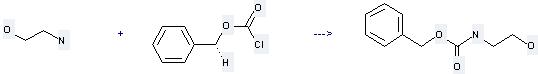 Carbamic acid,N-(2-hydroxyethyl)-, phenylmethyl ester can be prepared by 2-Amino-ethanol with Carbonochloridic acid benzyl ester. 